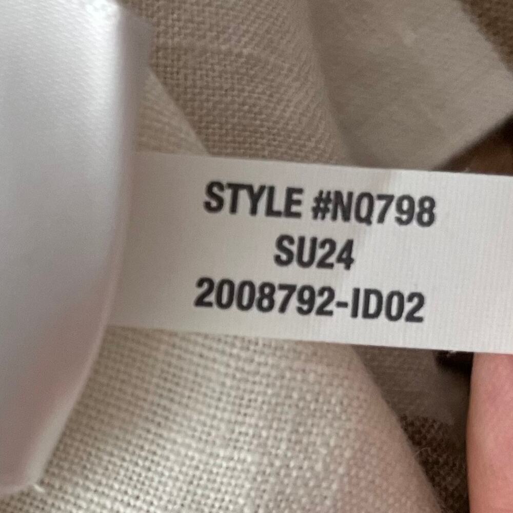 Madewell Column Maxi Skirt 100% Linen Surplus Stripe Size L NWOT Resort Coastal - Picture 10 of 10